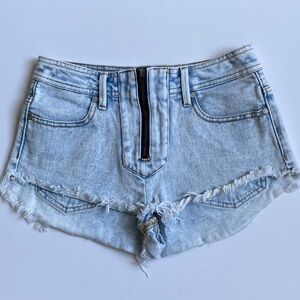 Kendall and Kyle Washed Denim High Waist Jean Shorts Size 3 Juniors